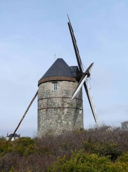 Moulin de la Roche ou de la Franchaie, de ct - La Possonnire