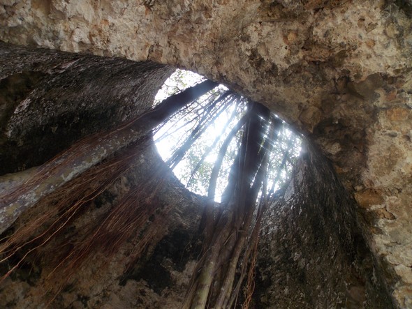 Intrieur de la tour du Moulin Maudit - Le Moule