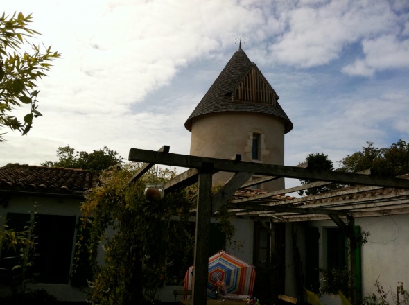 Le moulin de l'abbaye côté cour