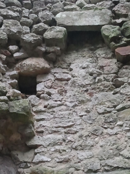 Intrieur de la tour du moulin