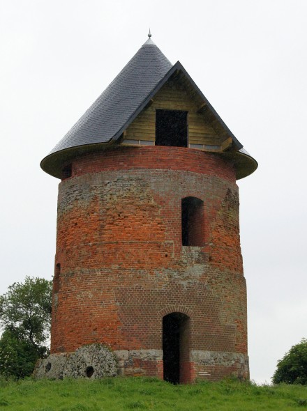 Le moulin de Mons Boubert en restauration