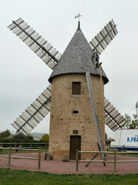 Moulin de Vrines, vue arrière